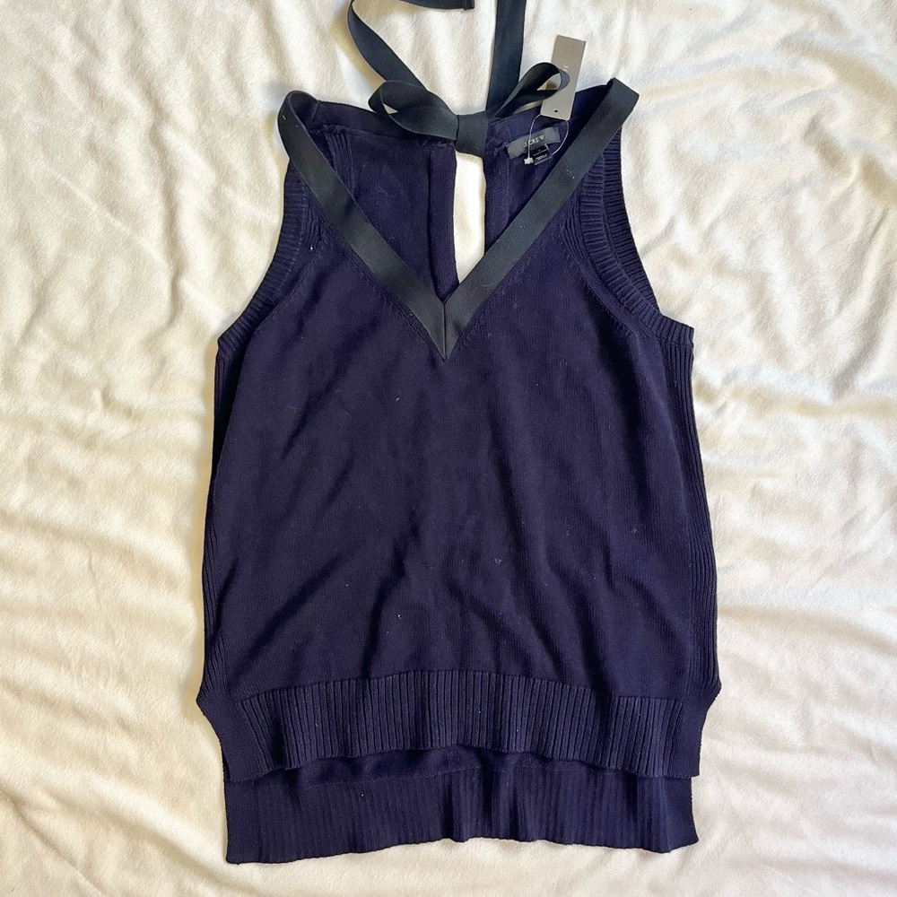 J. Crew knit halter tank, size S